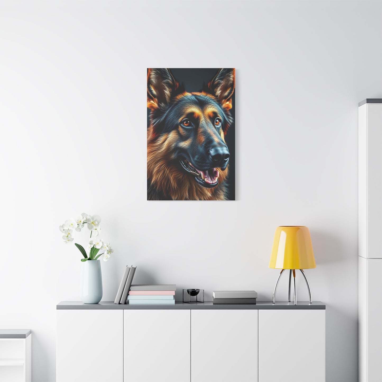 German Shepherd Art Supreme Canvas Wall Art & Canvas Print