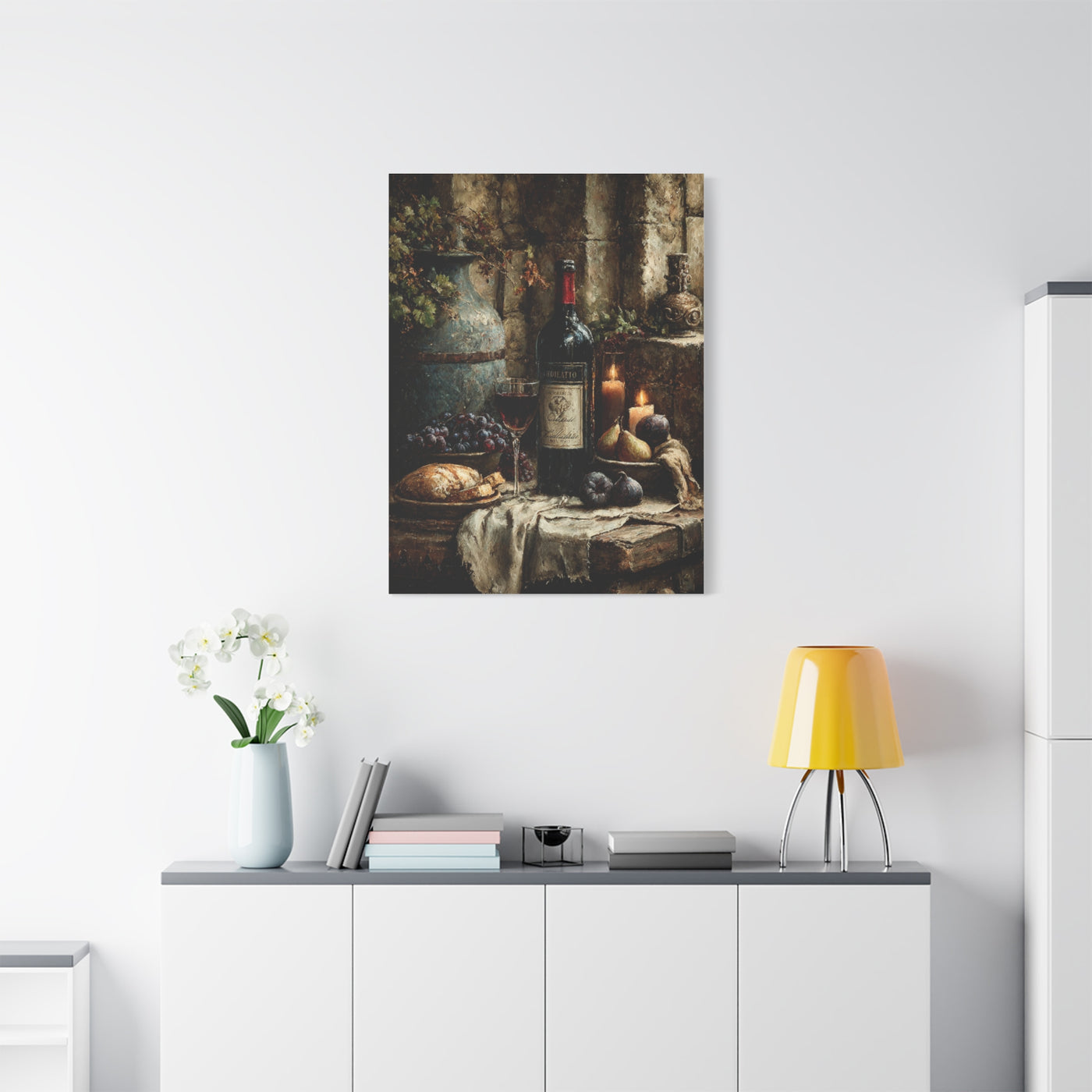 Italian Wine & Harvest Still Life Wall Art & Canvas Print