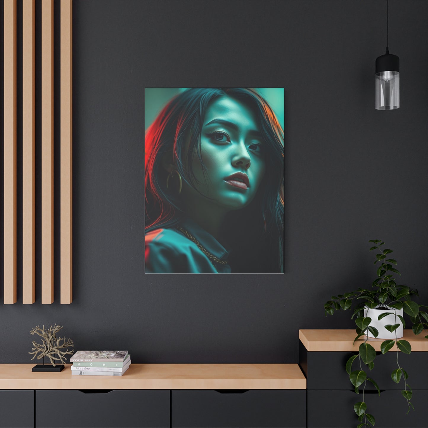 Emerald Serenity Artwork Wall Art & Canvas Print