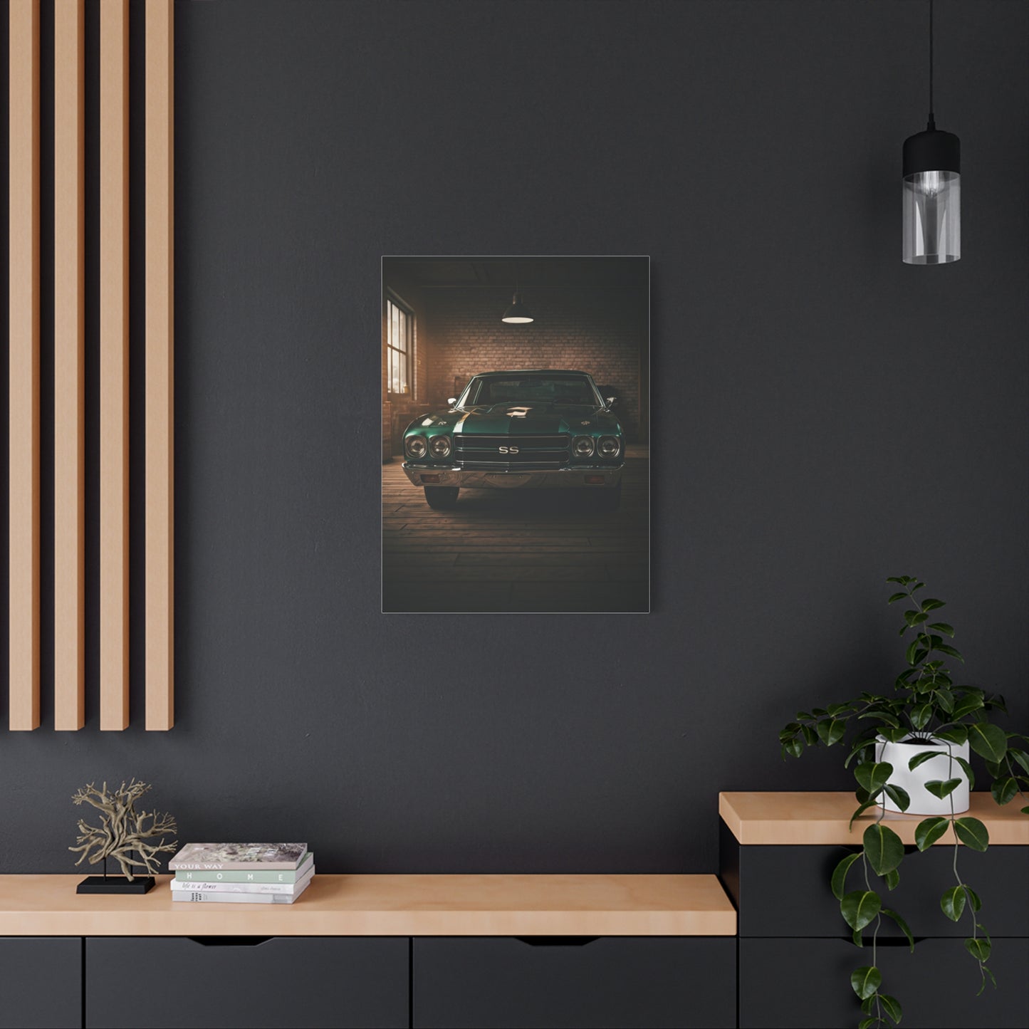 Chevrolet El Camino SS Classic Workshop Wall Art & Canvas Prints