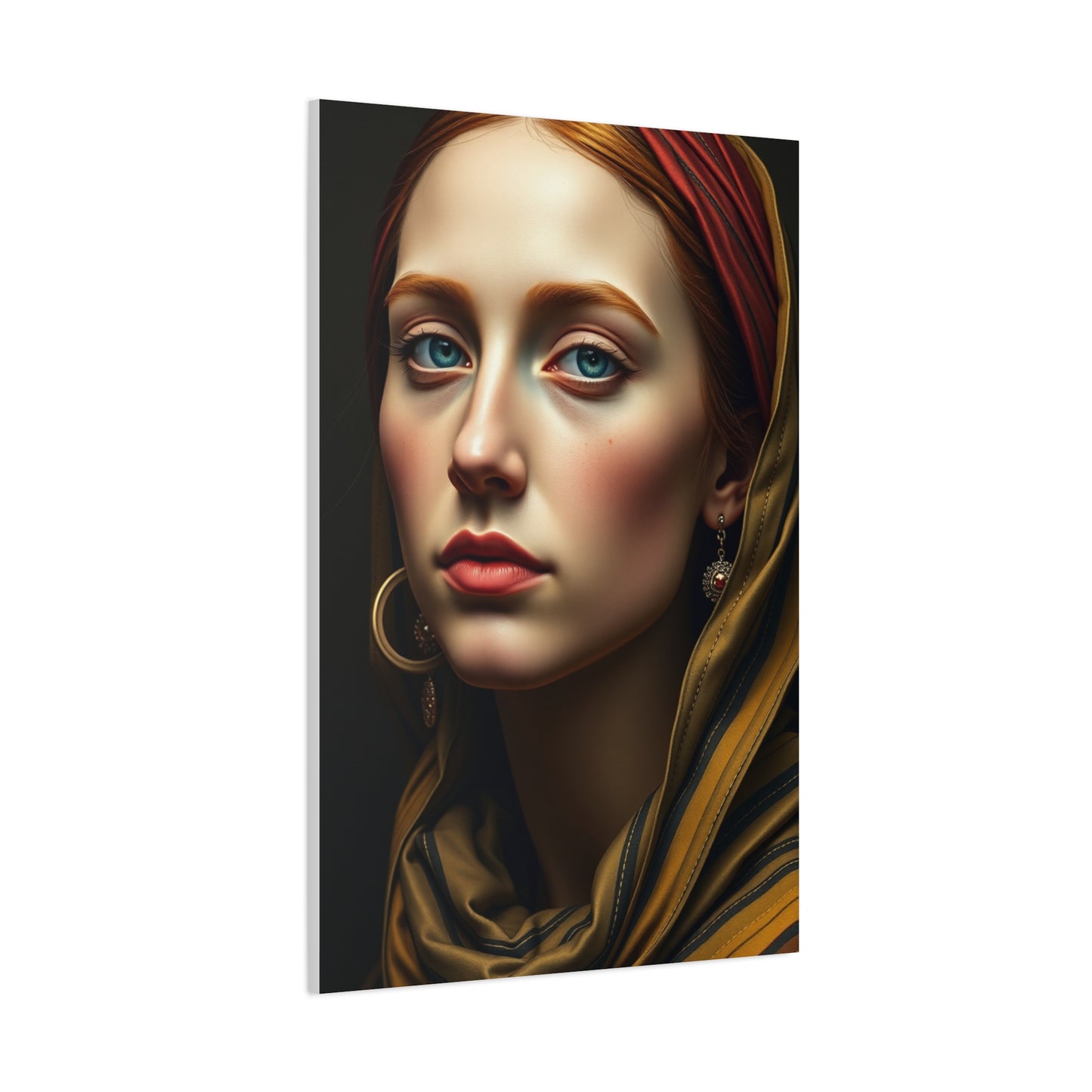 Graceful Contour Canvas Display