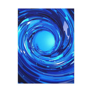 Luminous Blue Vortex Wall Art & Canvas Prints
