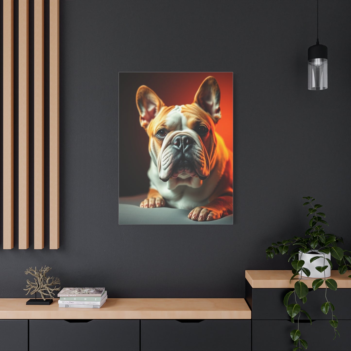 Supreme Bulldog Art Beautiful Collection Wall Art & Canvas Print