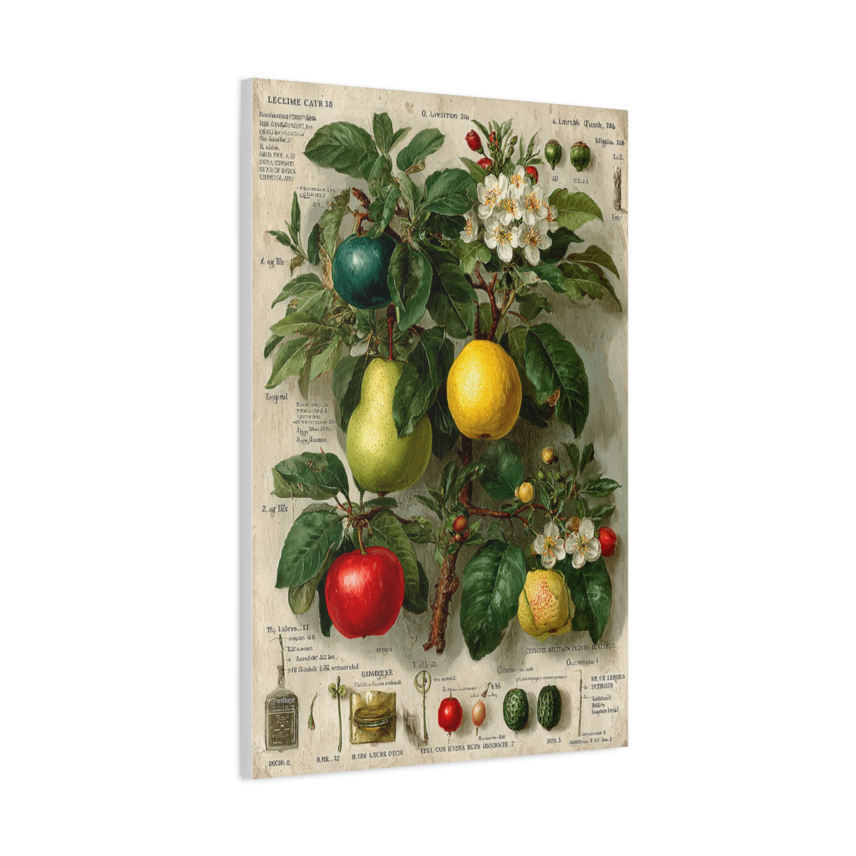 Antique Pomology Botanical Study Wall Art & Canvas Print