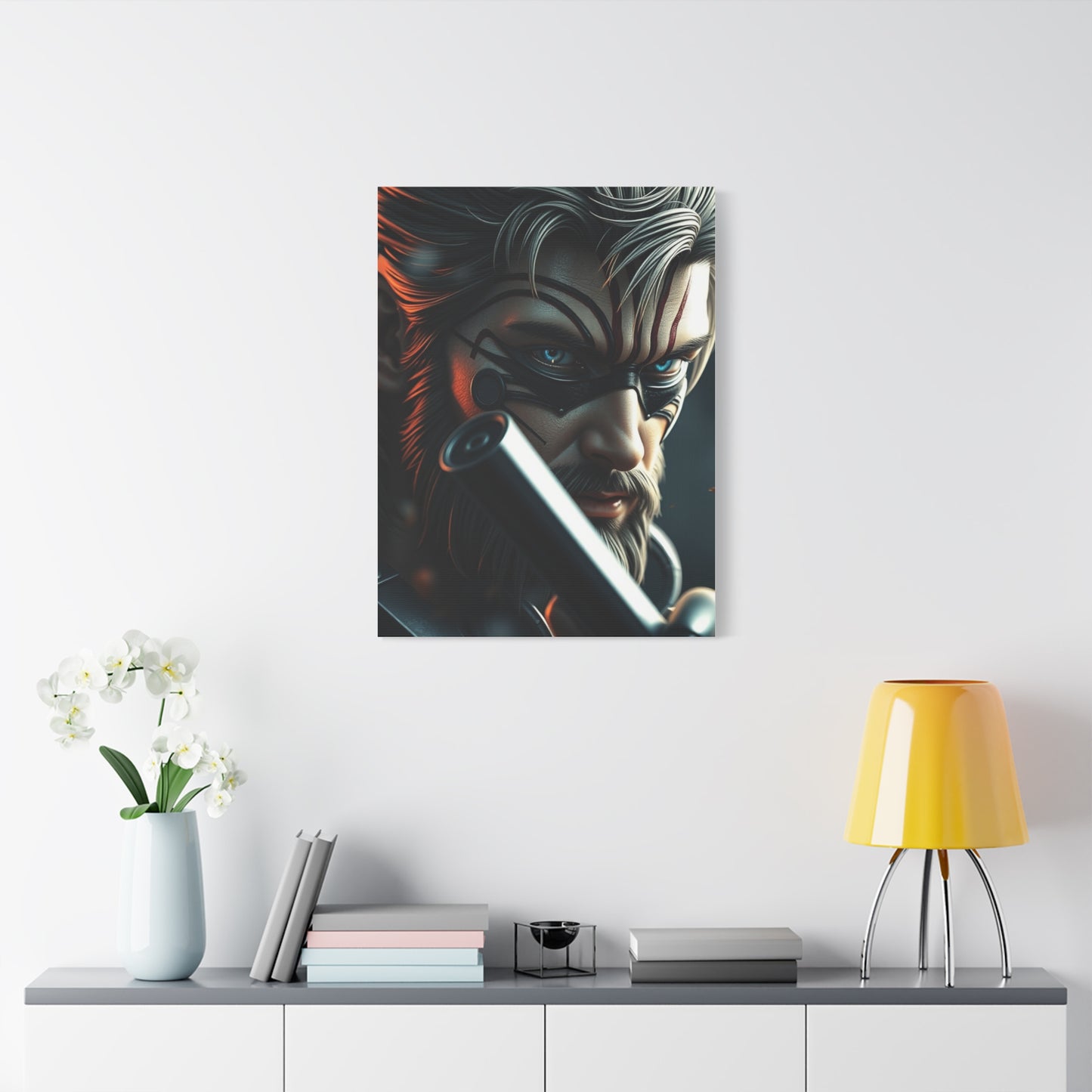 Vision Metal Gear Solid Art Art Wall Art & Canvas Print