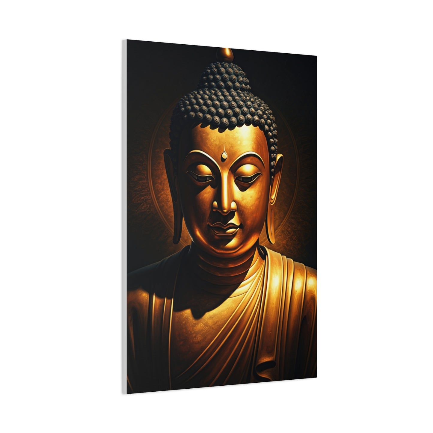 Candlelit Buddha Tranquility Wall Art & Canvas Prints