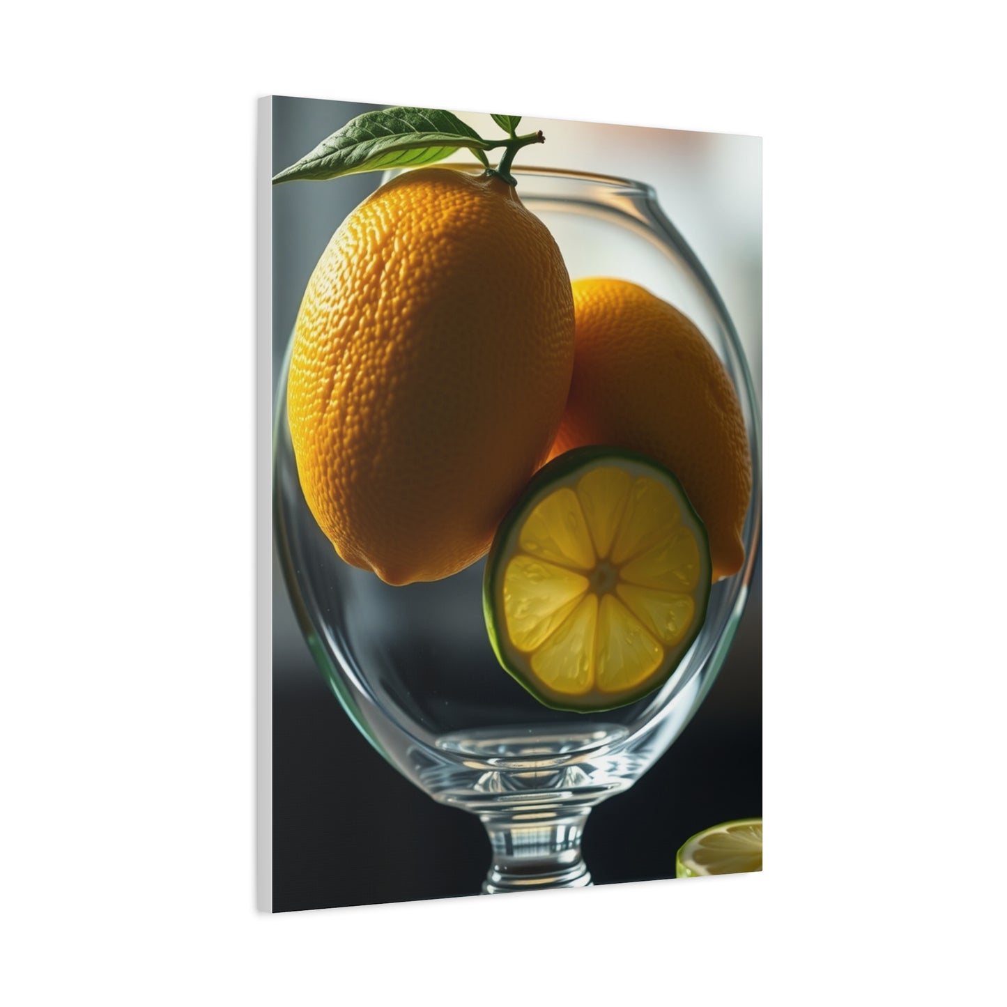 Vision Lemon & Lime Art Art Wall Art & Canvas Print