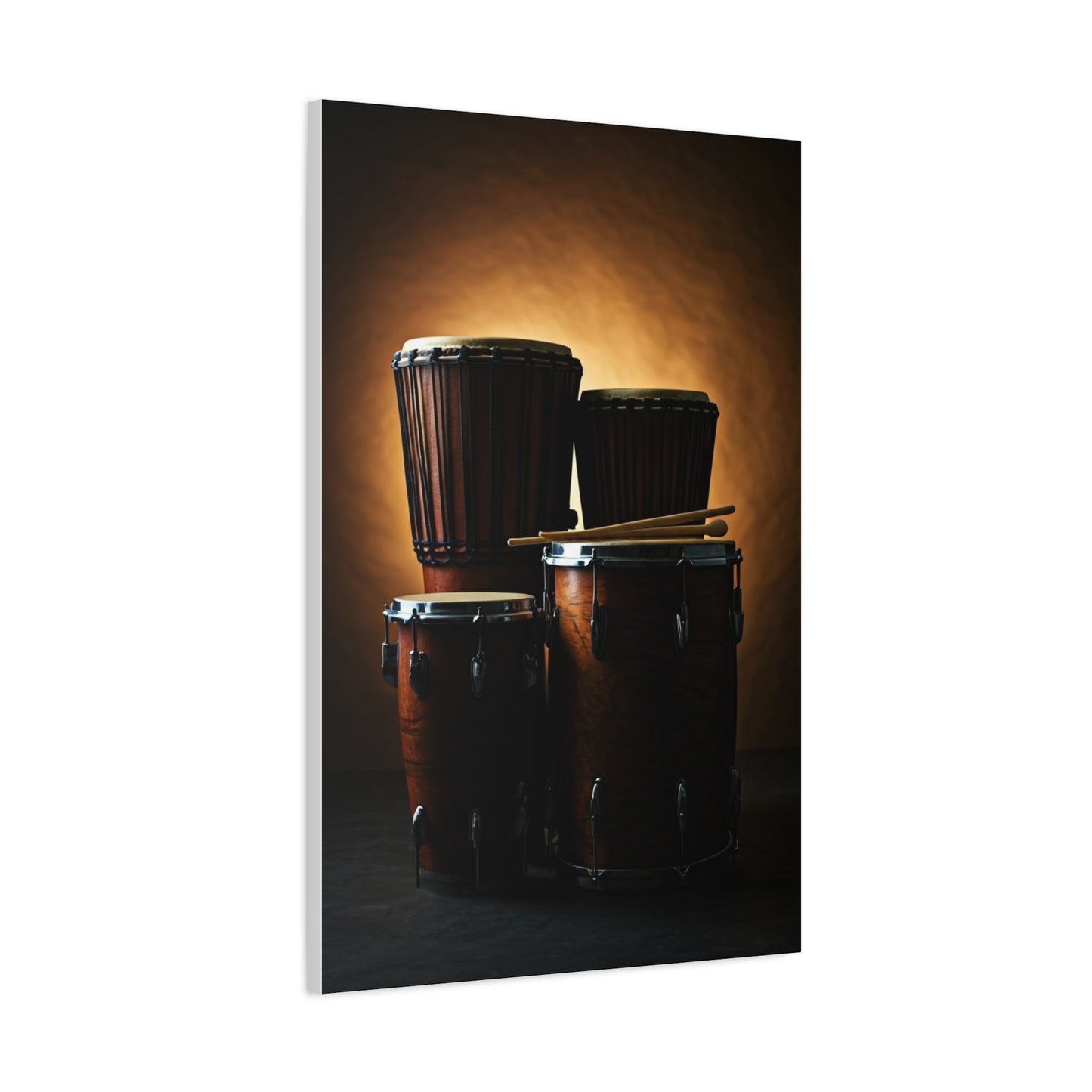 Traditional African Drum Ensemble Wall Art & Canvas Prints