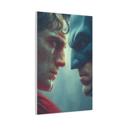 Batman vs Superman Intense Close-Up Poster Wall Art & Canvas Print
