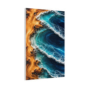 Resin Shoreline Aerial Ocean Art Wall Art & Canvas Print
