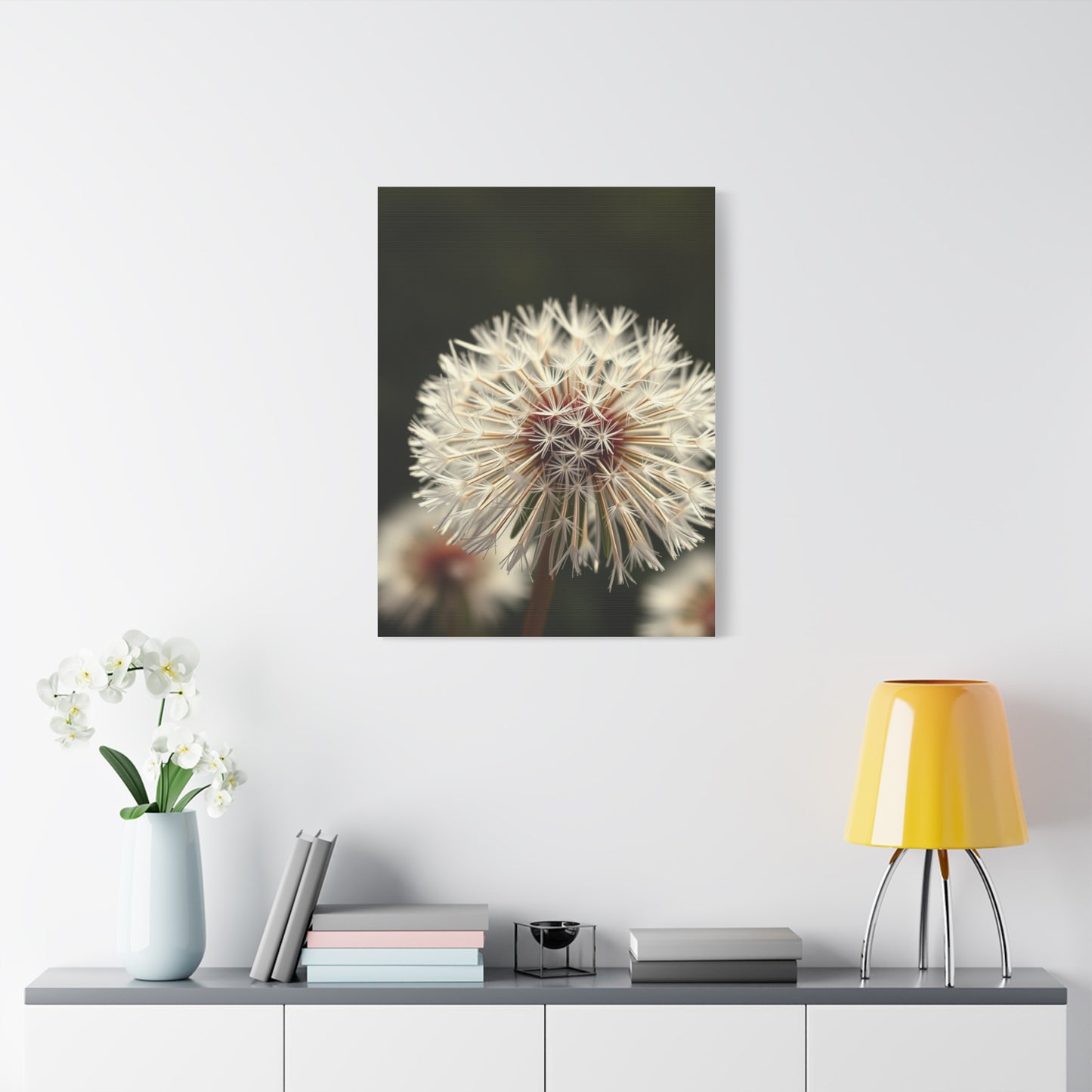 Dandelion Flower Art Supreme Canvas Wall Art & Canvas Print