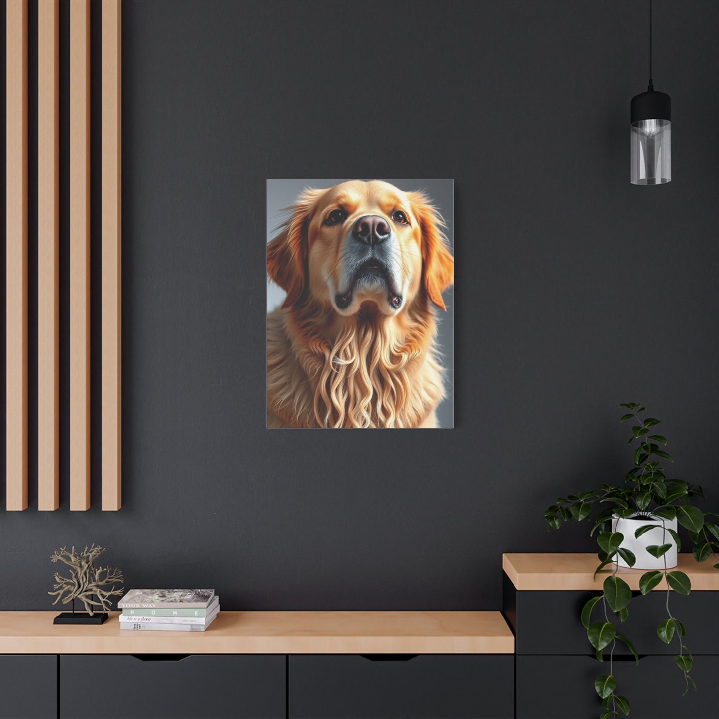 Masterpiece Golden Retriever Art Vision Wall Art & Canvas Print