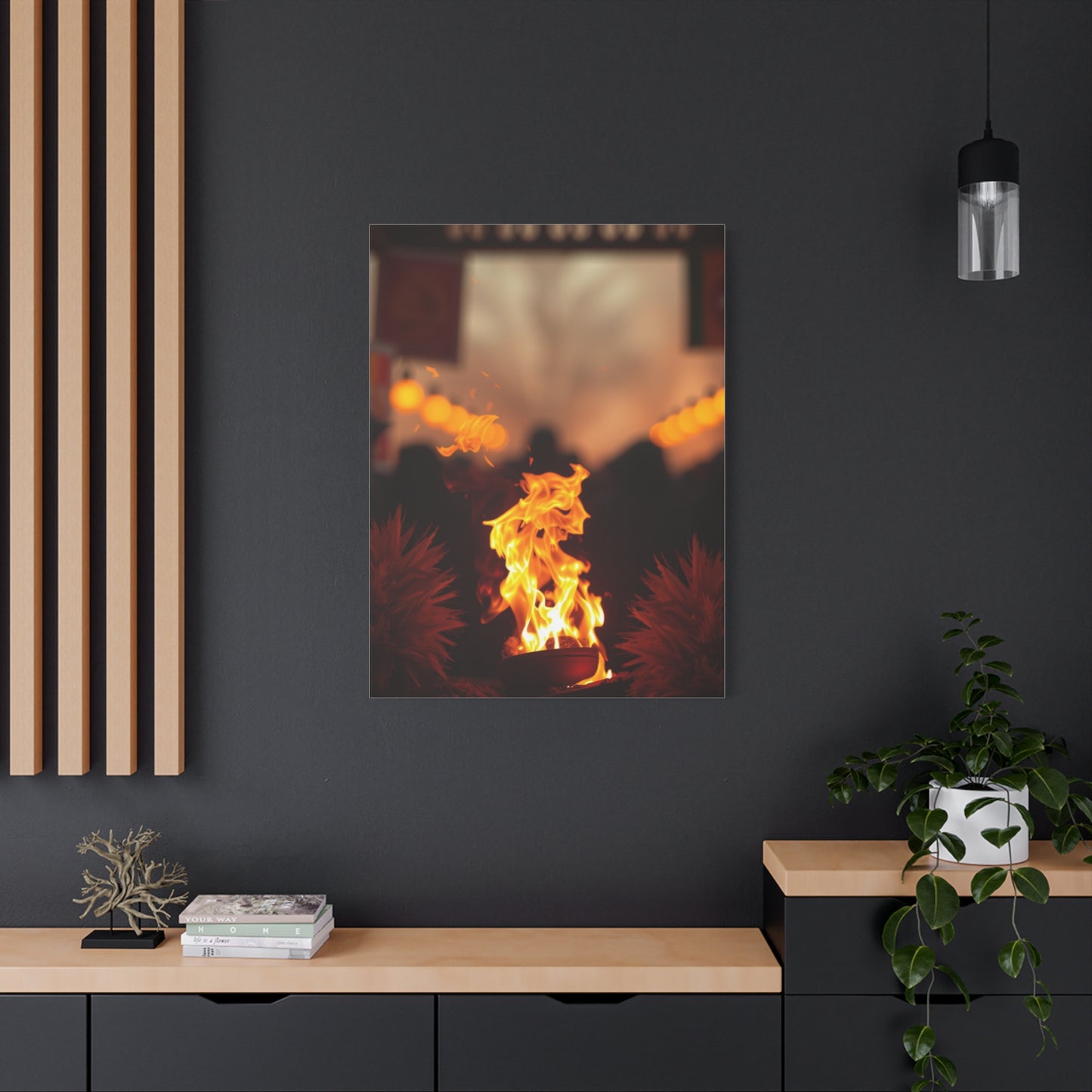 Golden Luster Creation Wall Art & Canvas Print