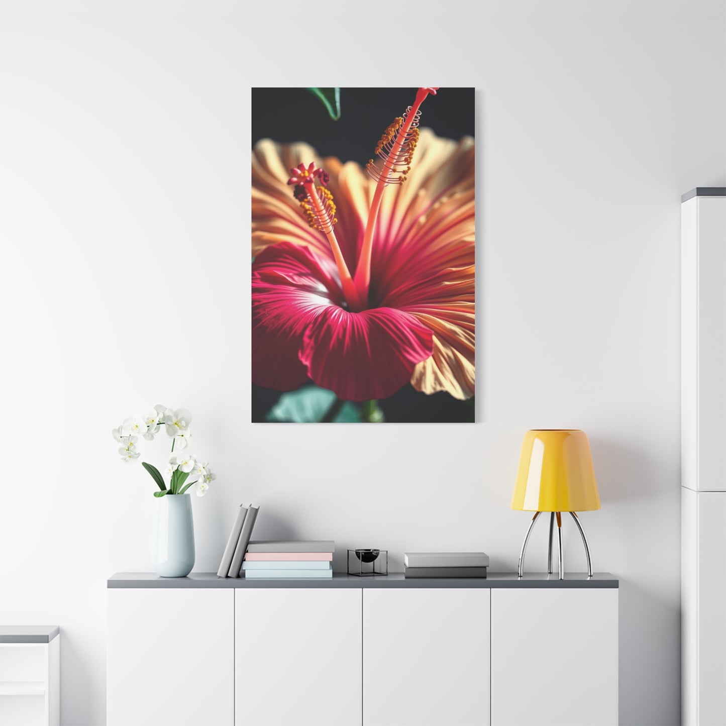 Elite Hibiscus Flower Art Vision Wall Art & Canvas Print
