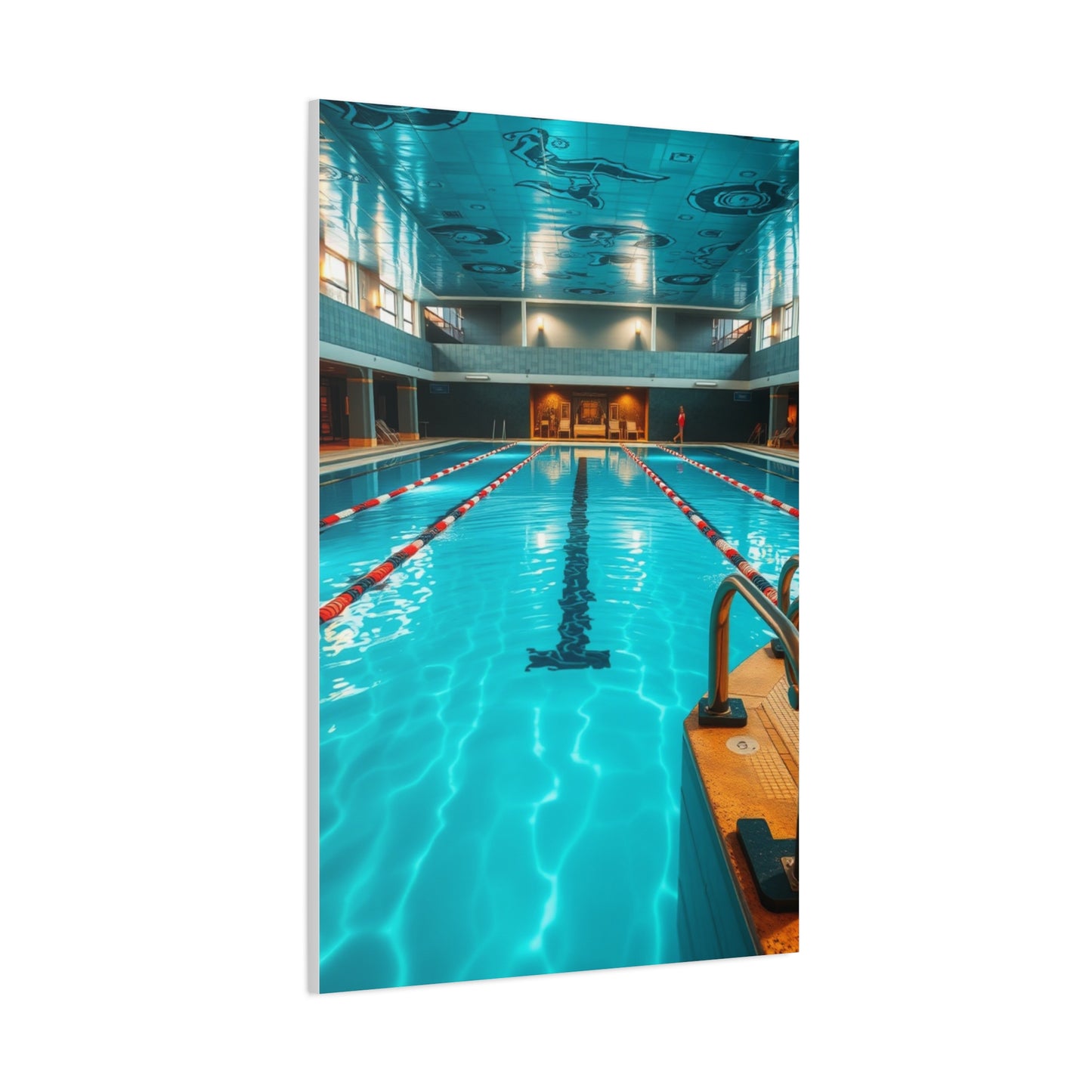 Vision Swimming Pool Art Art Wall Art & Canvas Print