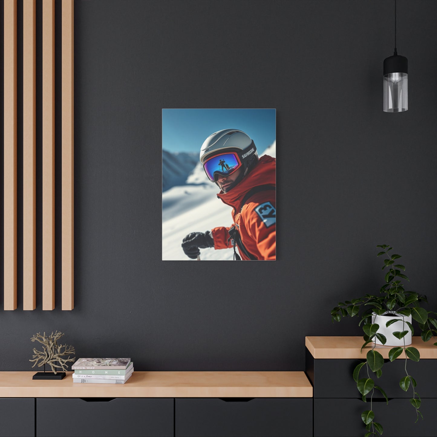 Vision Skiing Art Art Wall Art & Canvas Print