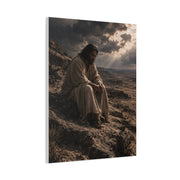 Jesus in the Wilderness Reflection Wall Art & Canvas Print