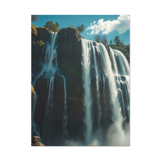 Disassembled Waterfall Reverie Wall Art & Canvas Print
