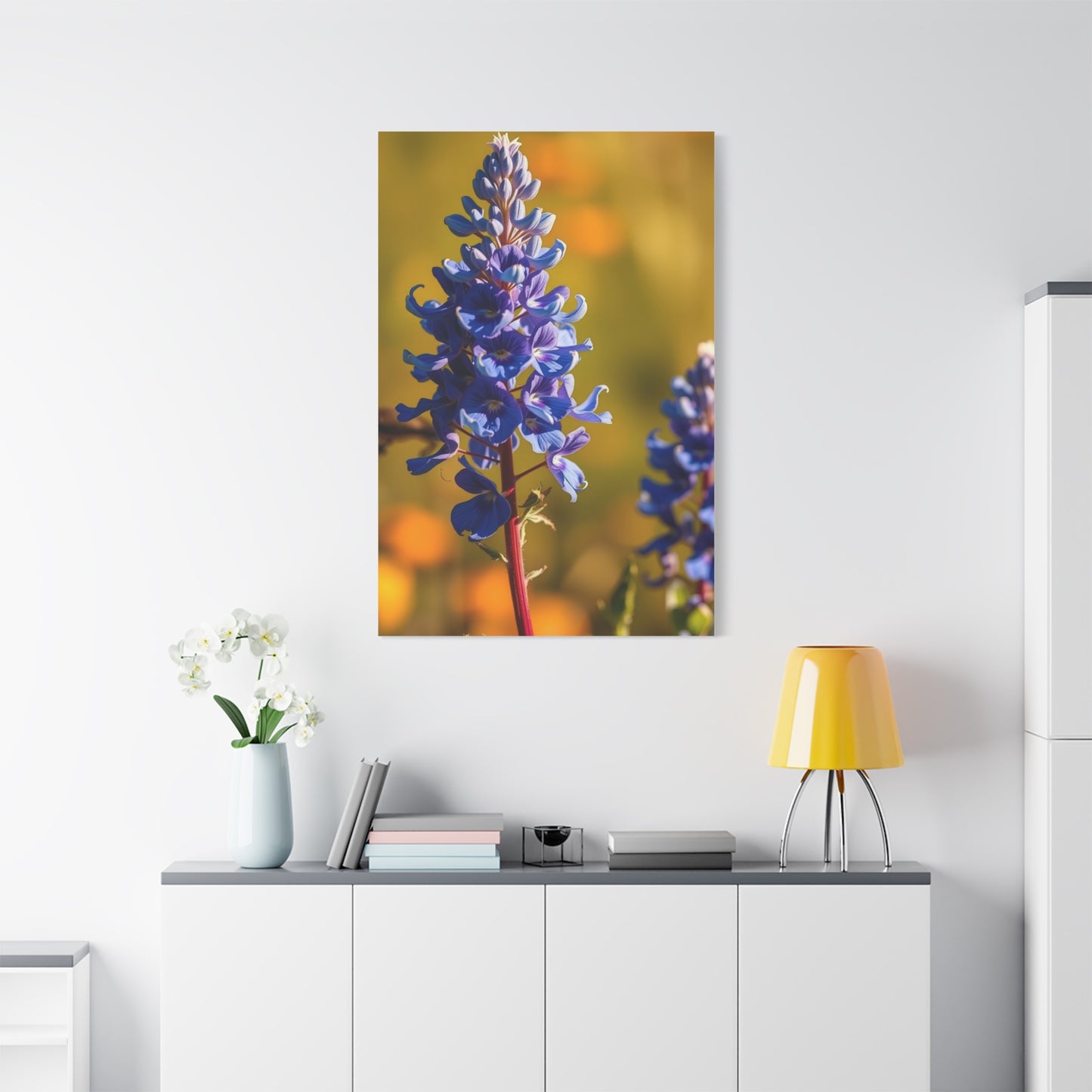 Bluebonnet Flower Art Luxury Canvas Wall Art & Canvas Print