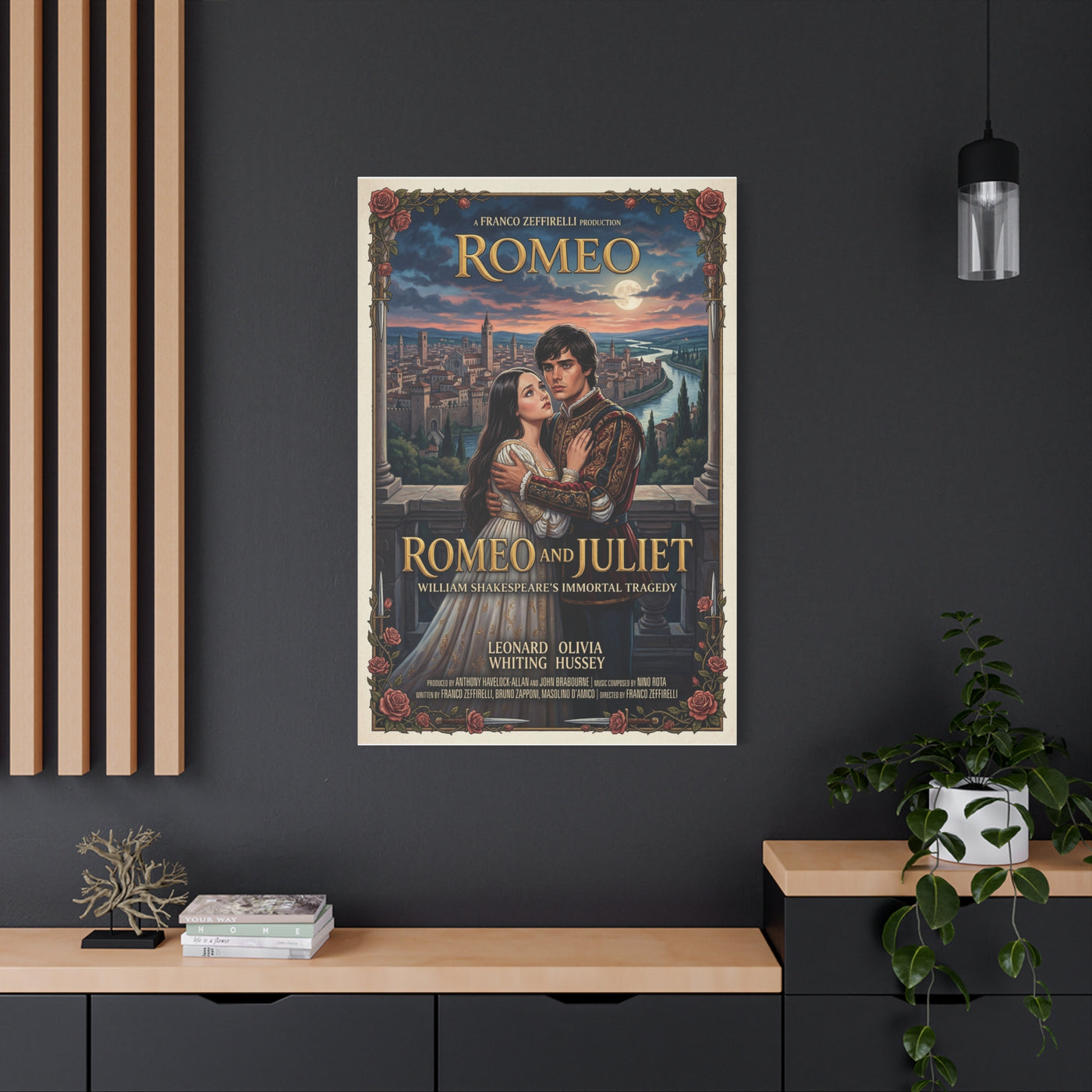 Romeo and Juliet Movie Poster Wall Art & Canvas Print