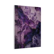 Purple Botanical Ceramic Texture Wall Art & Canvas Print