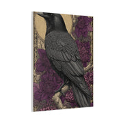Dark Raven Moon Folk Wall Art & Canvas Print