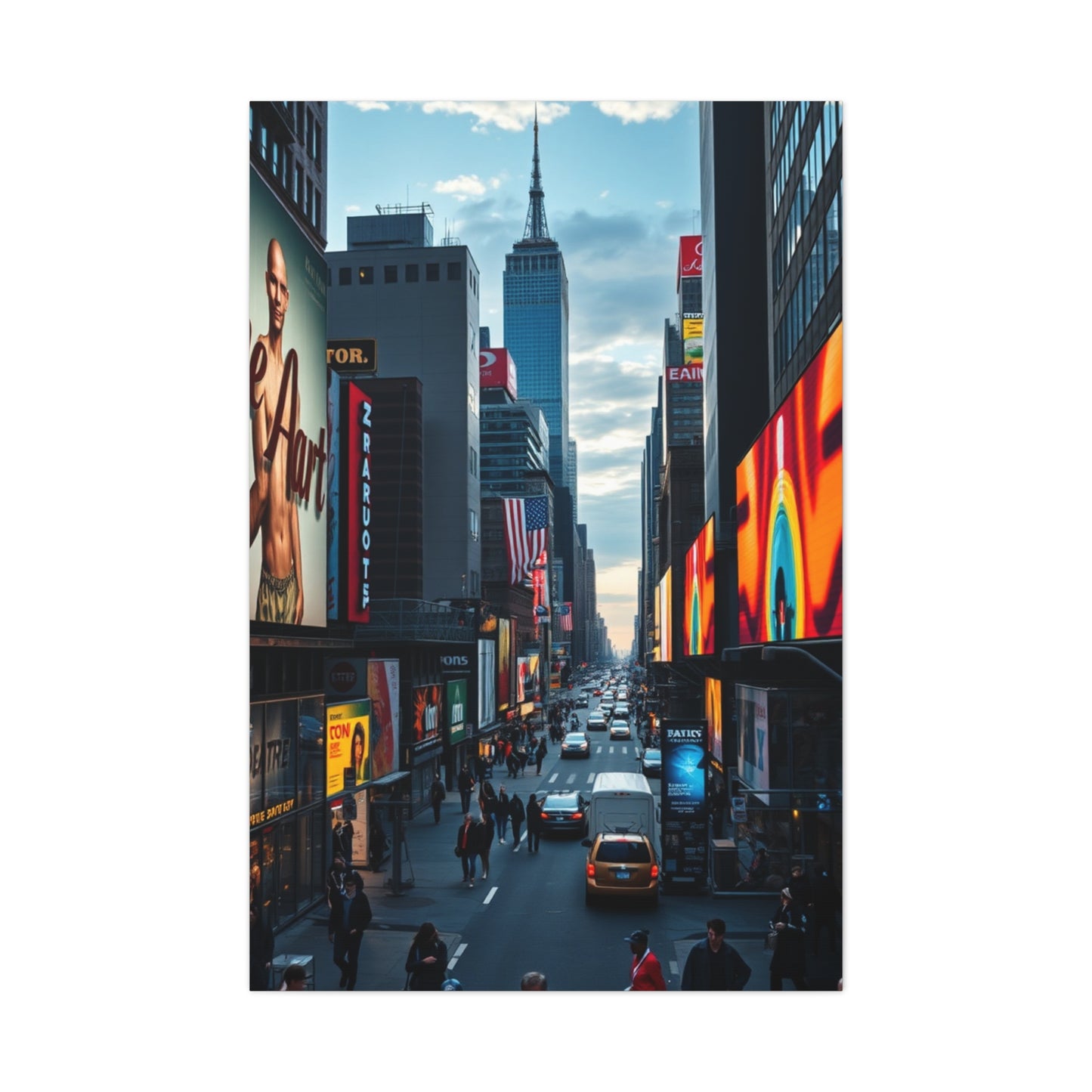 Gotham Nocturne Canvas Wall Art & Canvas Print