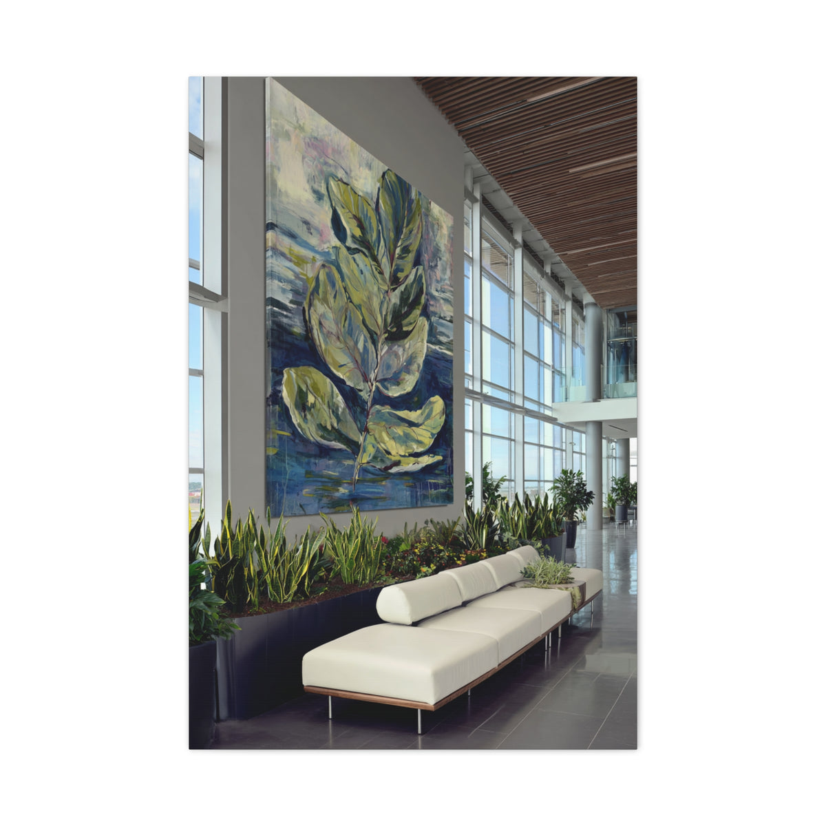Botanical Biophilic Corporate Reception Wall Art & Canvas Print