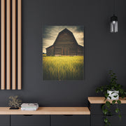 Weathered Barn in Tall Green Fields Wall Art & Canvas Prints