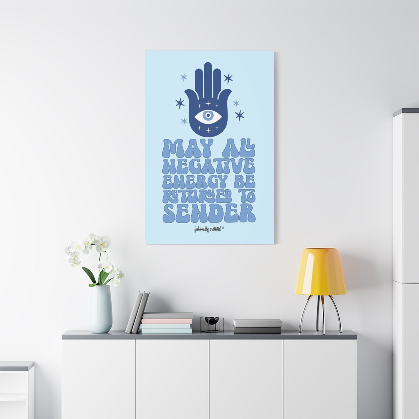 Return Negative Energy Wall Art & Canvas Prints