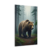 Woodland Path Grizzly Bear Wall Art & Canvas Prints