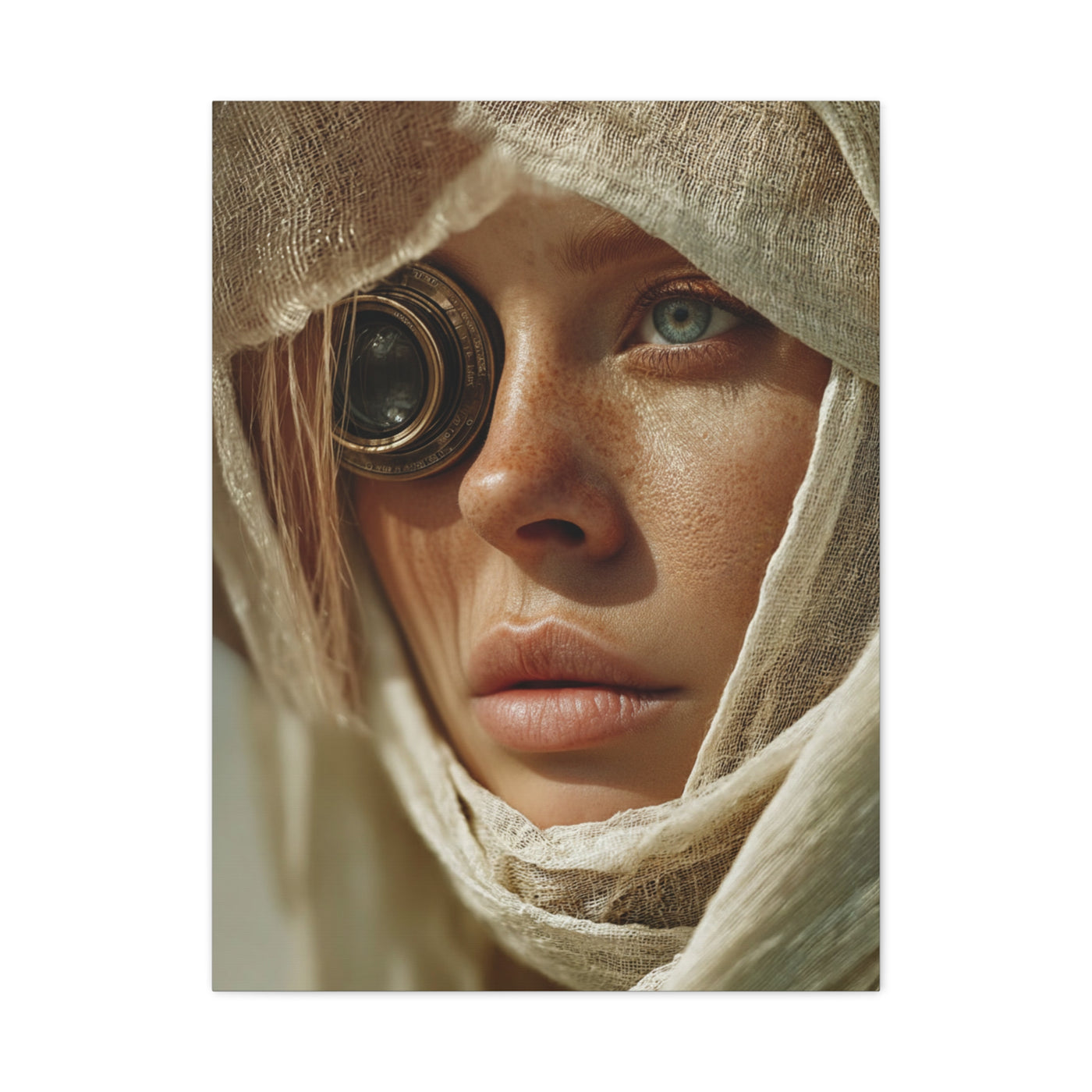 Veiled Lens Surreal Portrait Wall Art & Canvas Print