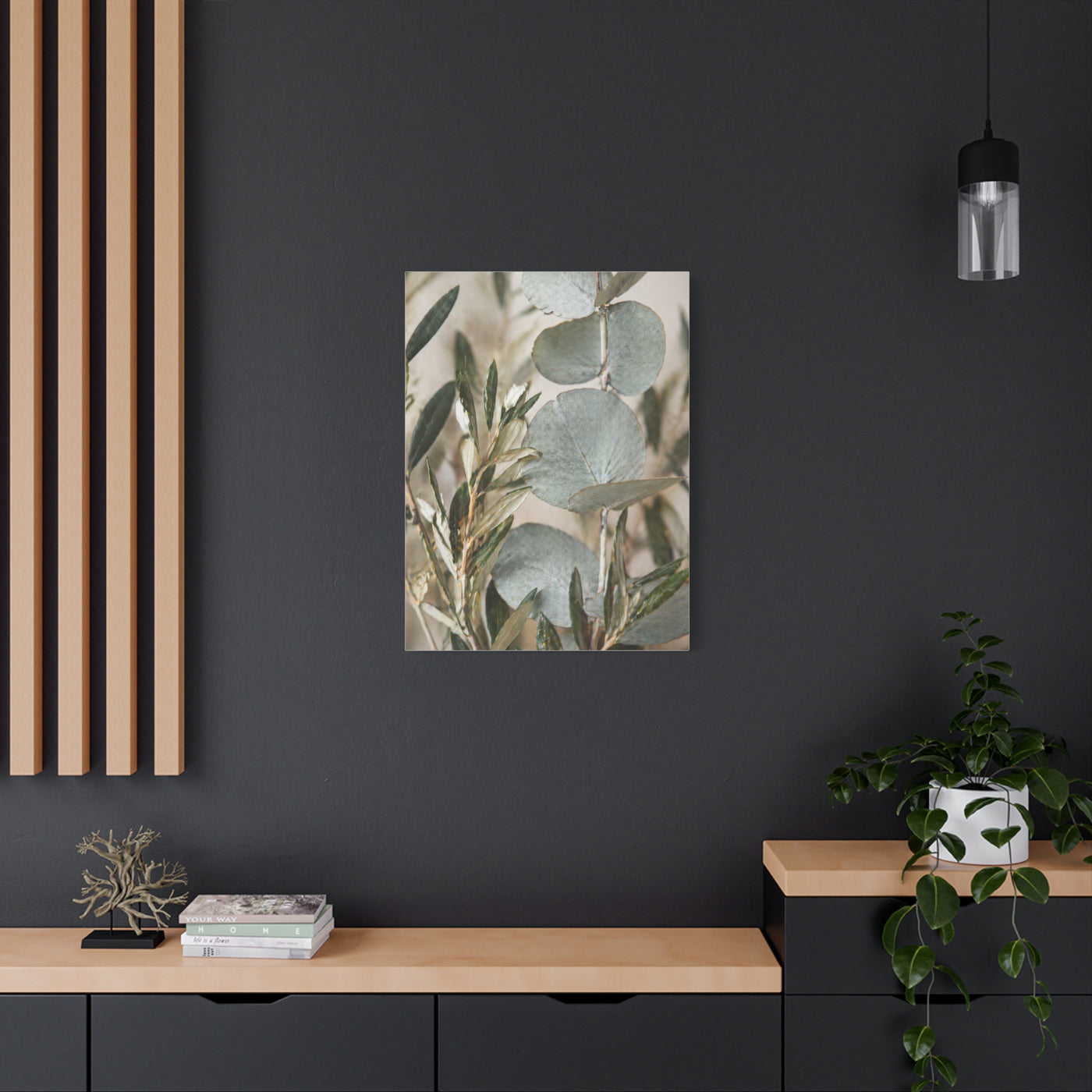 Botanical Eucalyptus Close-Up Wall Art & Canvas Print