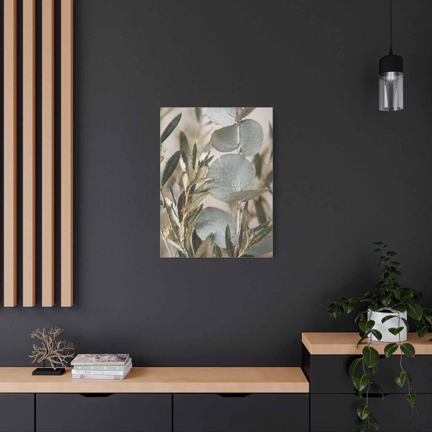 Botanical Eucalyptus Close-Up Wall Art & Canvas Print
