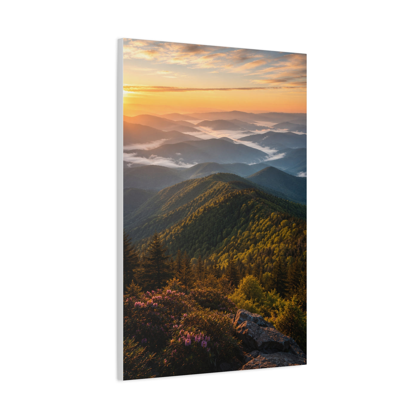 Great Smoky Mountains Sunrise Wall Art & Canvas Print