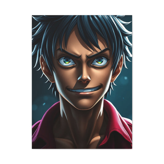 Monkey D. Luffy Art Canvas Art 3 Wall Art & Canvas Print