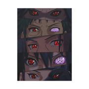 Naruto Uchiha Visual Prowess Eyes Poster Wall Art & Canvas Print