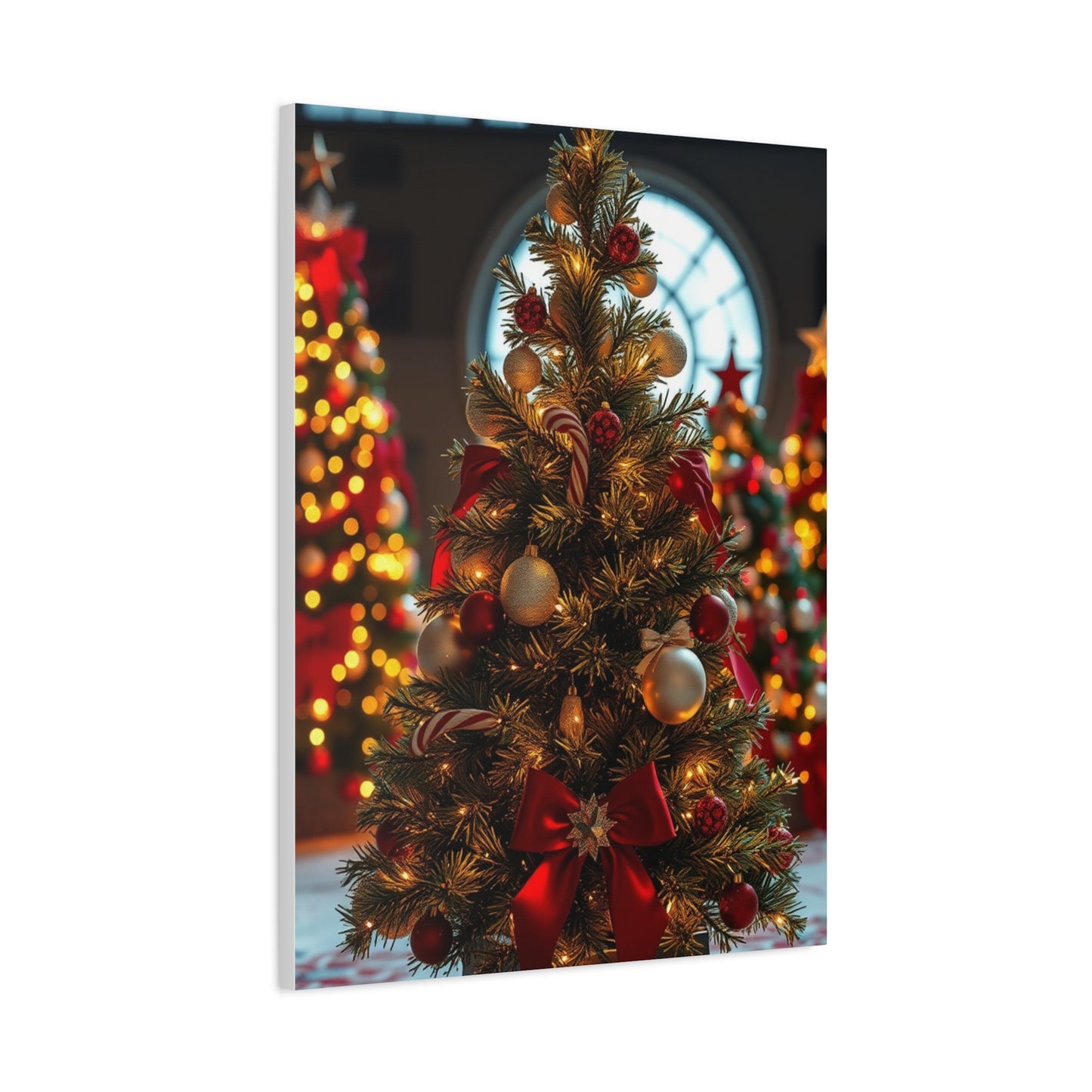 Christmas Trees & Wreath Art Supreme Gallery Wall Art & Canvas Print