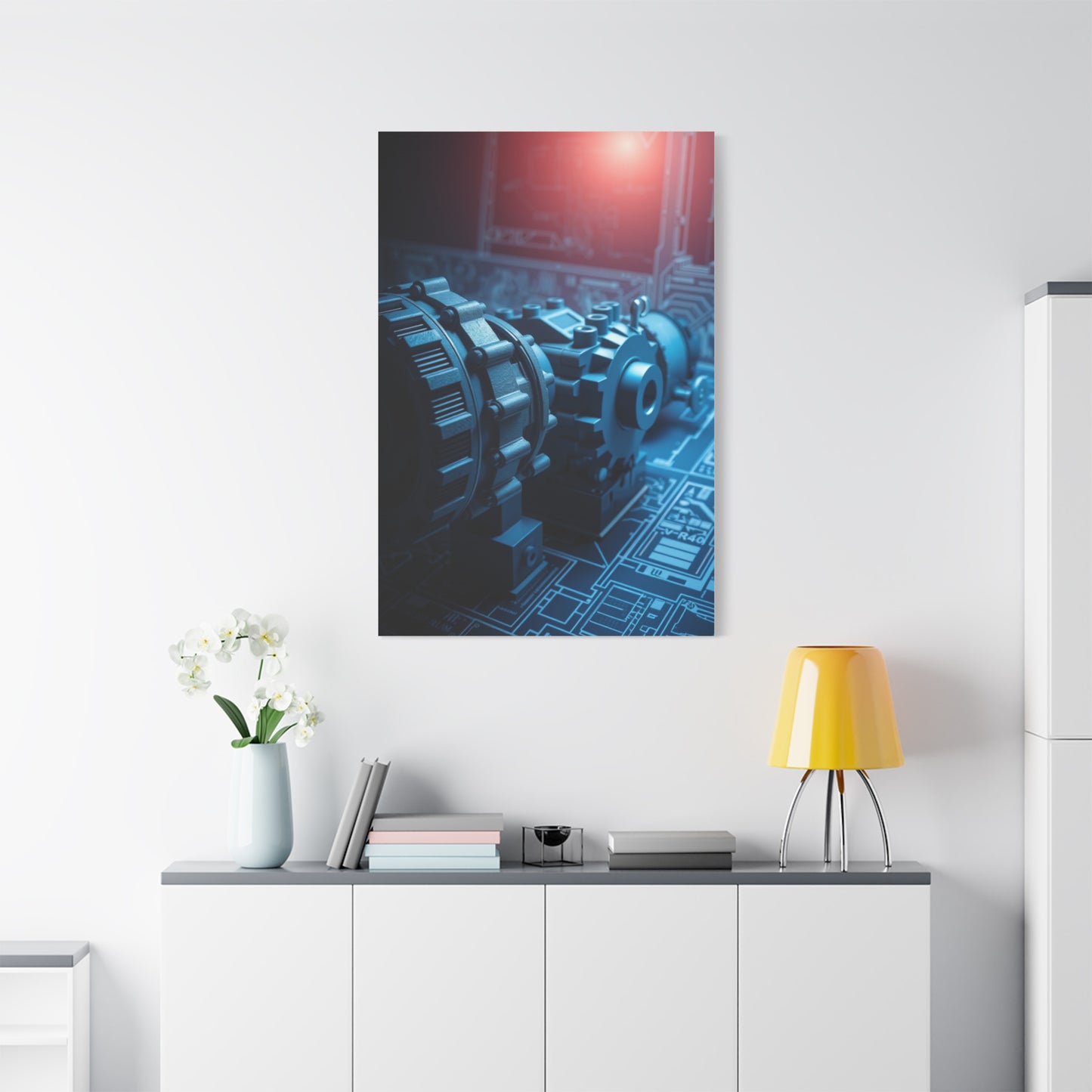 Supreme Engineering & Machinery Blueprints Art Beautiful Collection Wall Art & Canvas Print