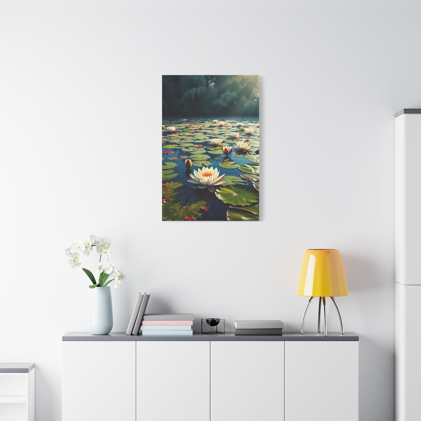 Claude Monet Water Lilies Art Supreme Canvas Wall Art & Canvas Print