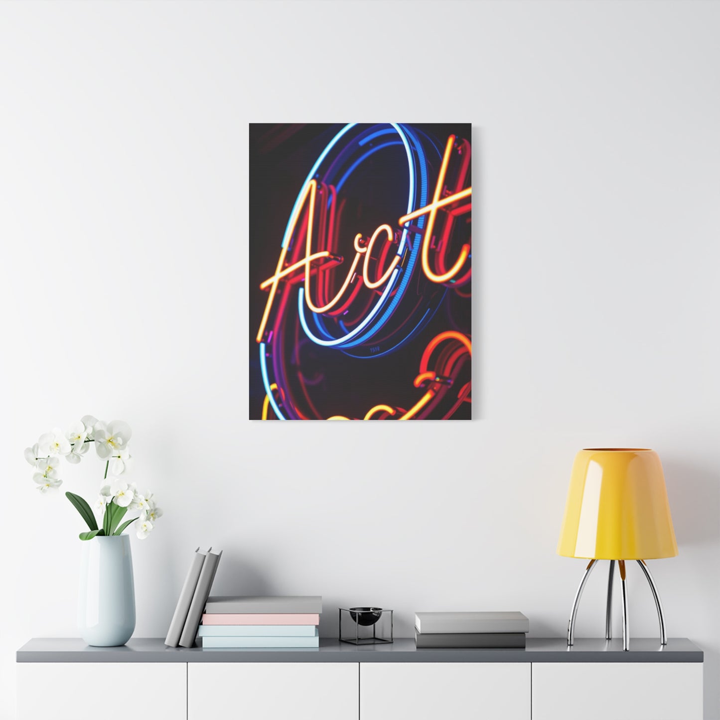 Ethereal Neon Reverie Wall Art & Canvas Print