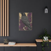 Dark Raven Moon Folk Wall Art & Canvas Print