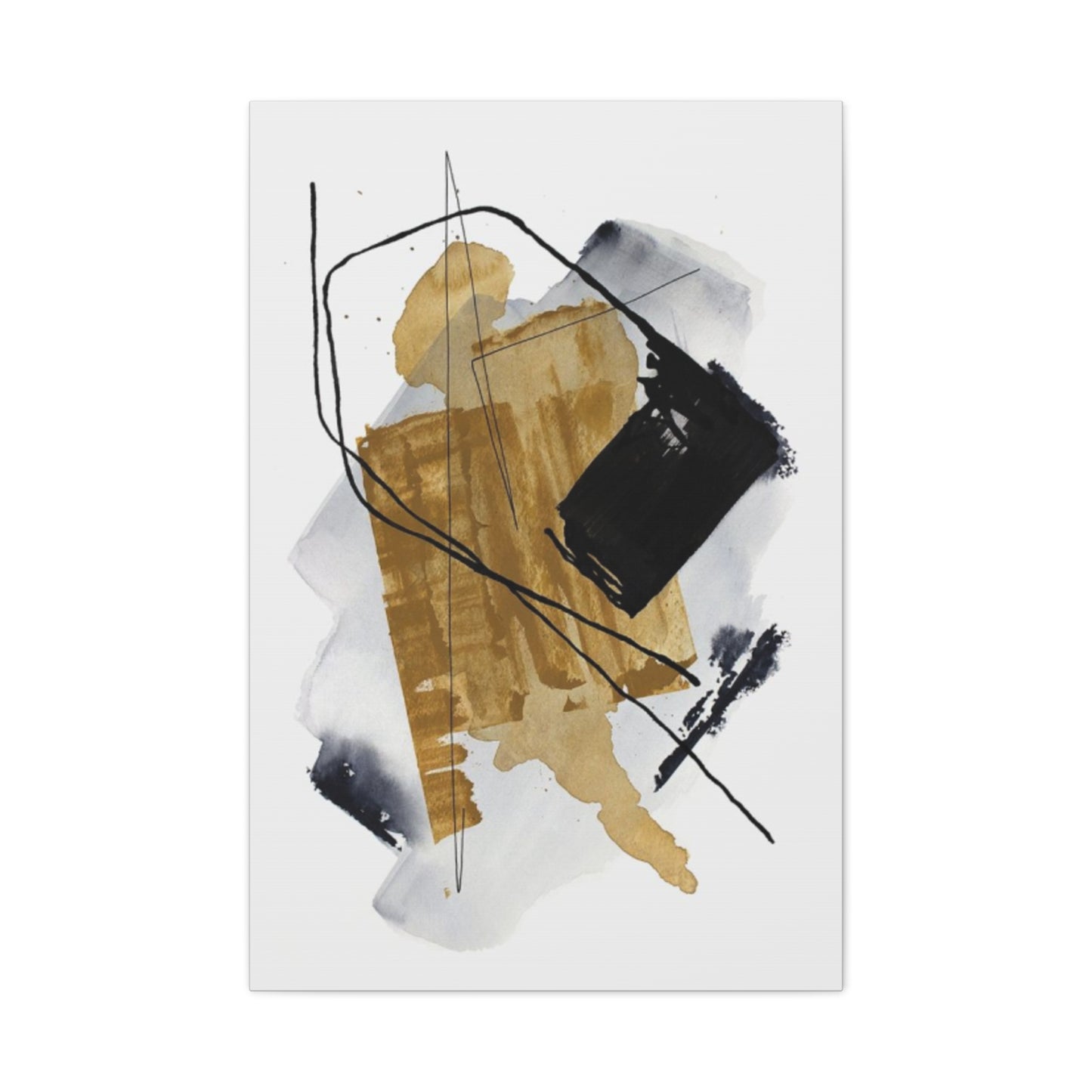 Men Abstract Water Painting Modernism Wall Art & Canvas Prints