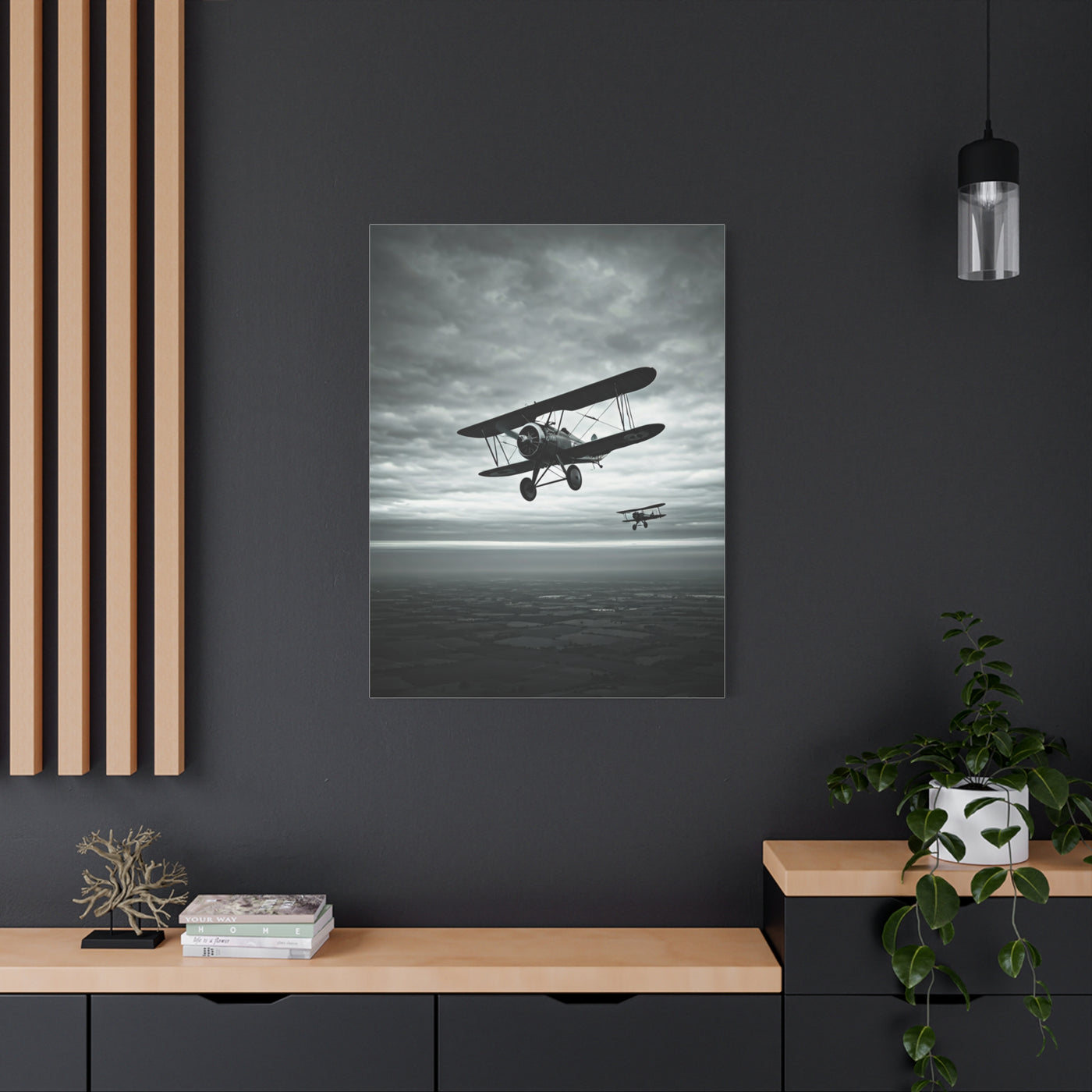 Vintage Squadron Over Open Seas Wall Art & Canvas Prints