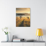 Golden Savannah Acacia Tree Horizon Wall Art & Canvas Prints