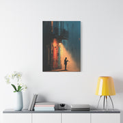 French Quarter Trumpet Silhouette Wall Art & Canvas Print