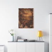 Leather Hide Desert Panorama Southwest Wall Art & Canvas Print