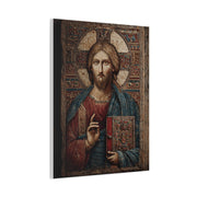 Christ Icon Mosaic Sacred Portrait Wall Art & Canvas Print