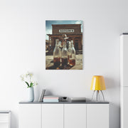 Saloon Bottle Shooting Challenge Wall Art & Canvas Print