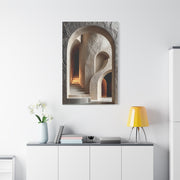 Sculptural Archway Minimalism Wall Art & Canvas Print
